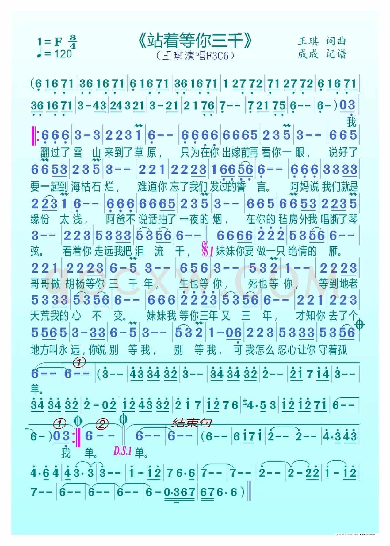站着等你三千年（王琪）