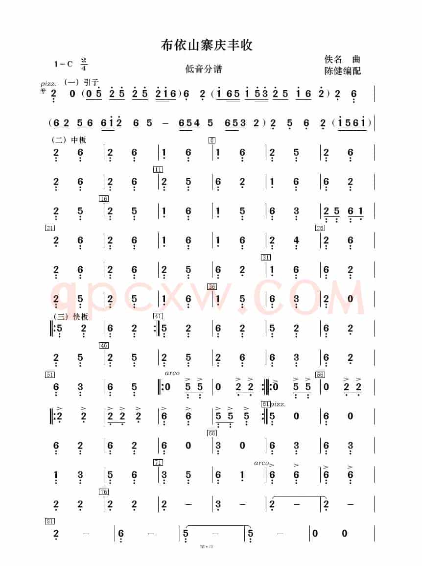 布依山寨庆丰收（民乐合奏）