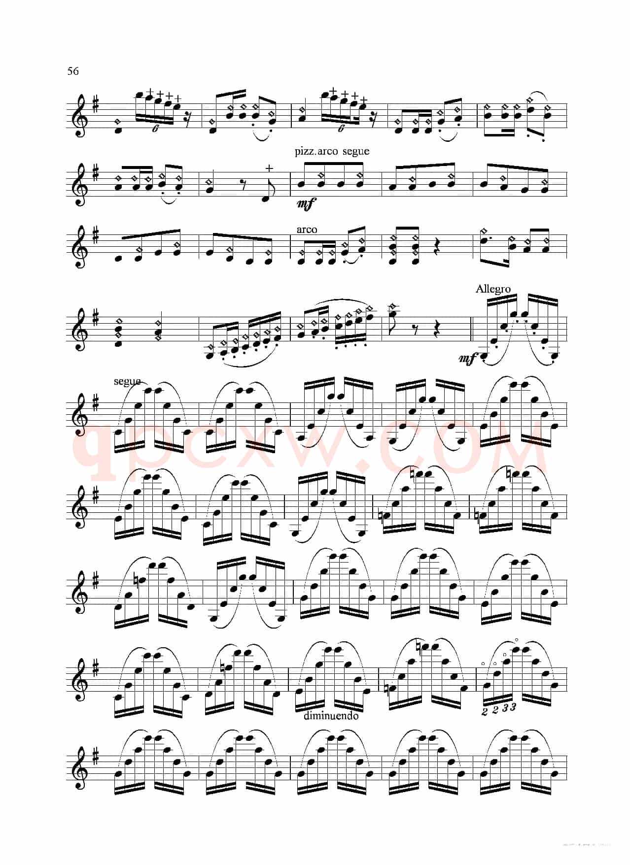士兵随想曲（无伴奏小提琴独奏）