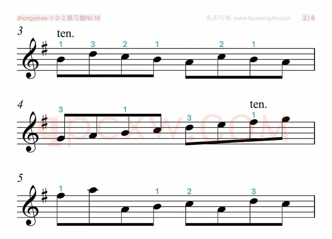 练习曲No.16（小提琴）