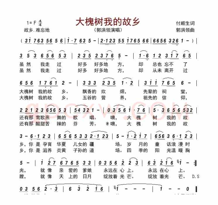 大槐树我的故乡