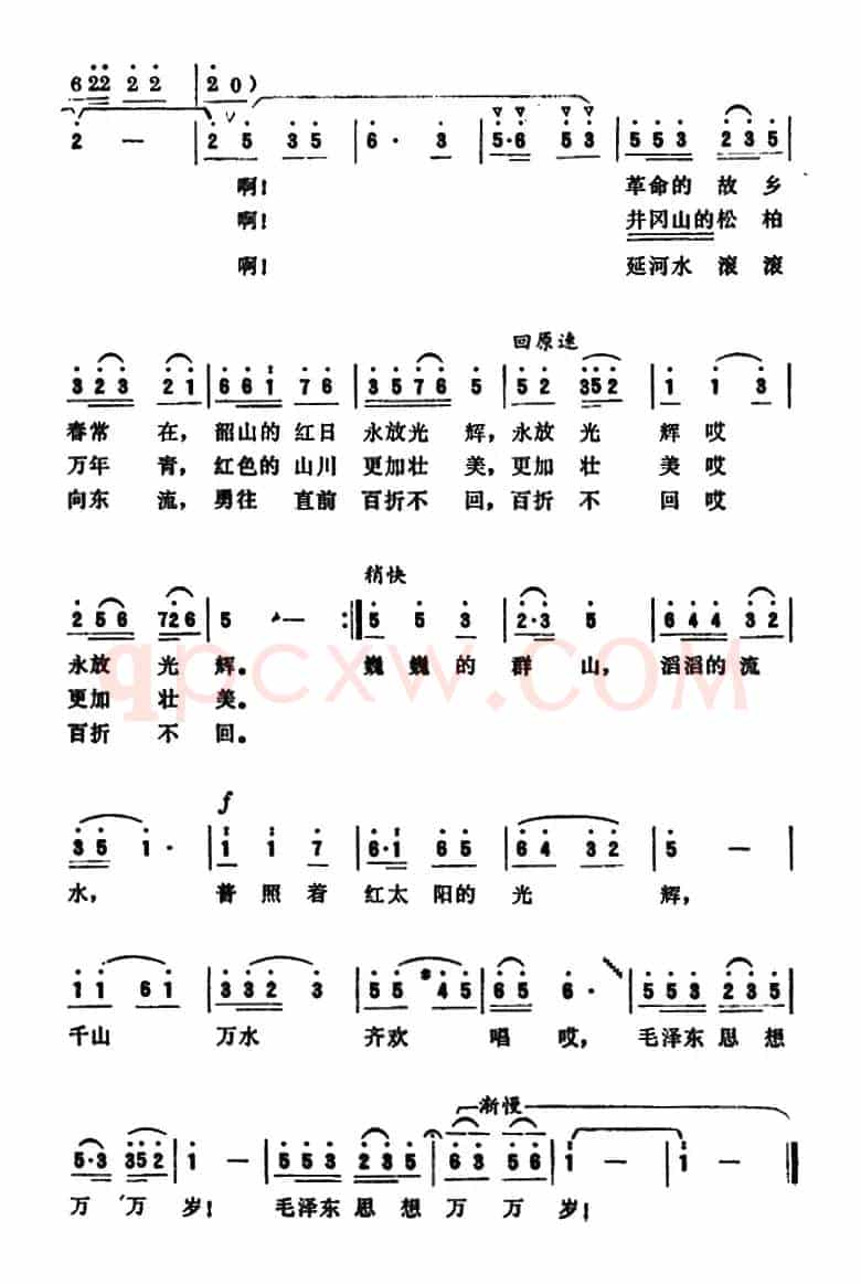 千山万水放光辉 