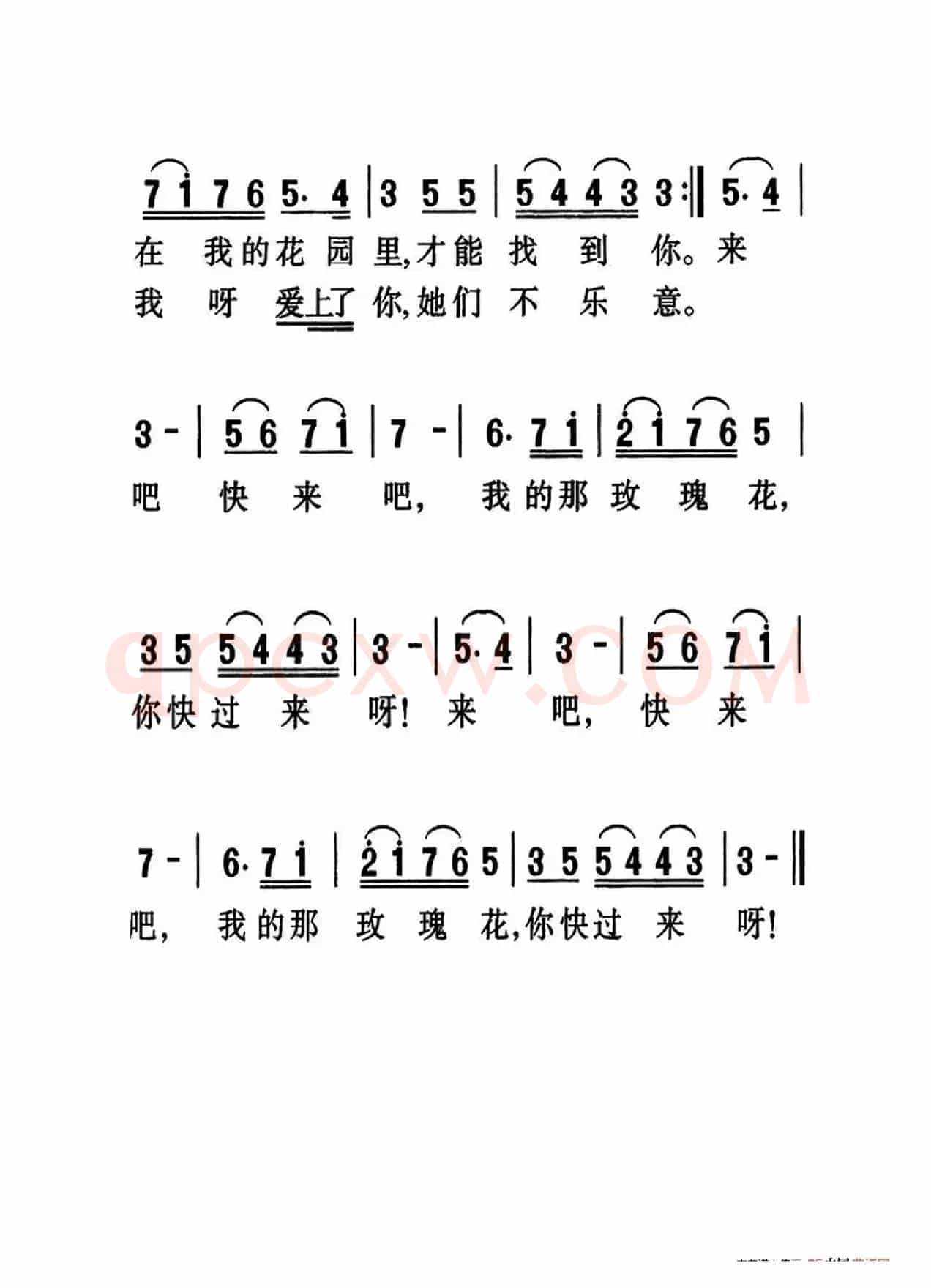 含苞欲放的花（大字老人适用）