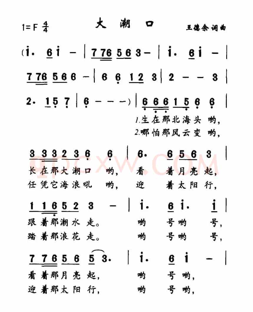 大潮口
