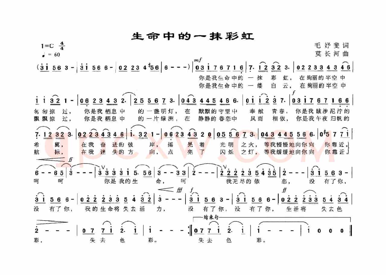 生命中的一抹彩虹