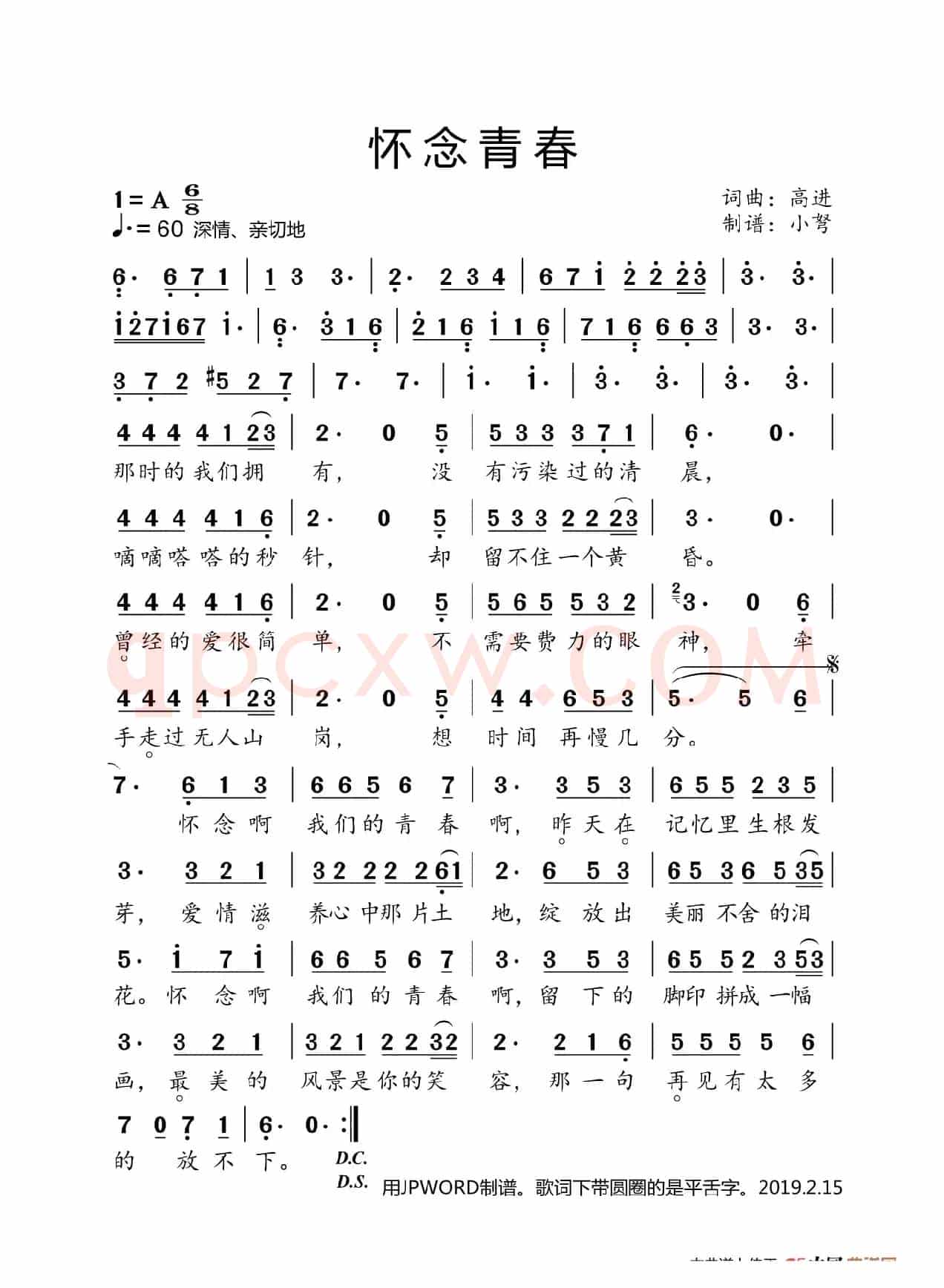 怀念青春