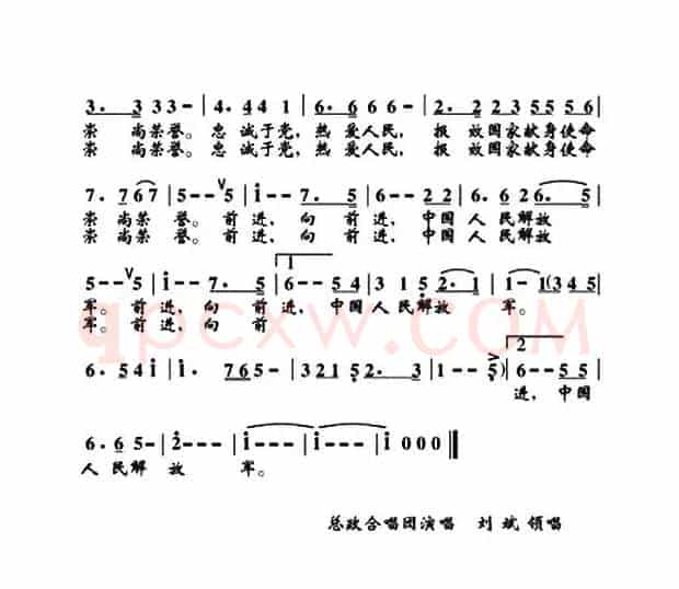 祖国请检阅(王晓岭词 孟宪斌曲)