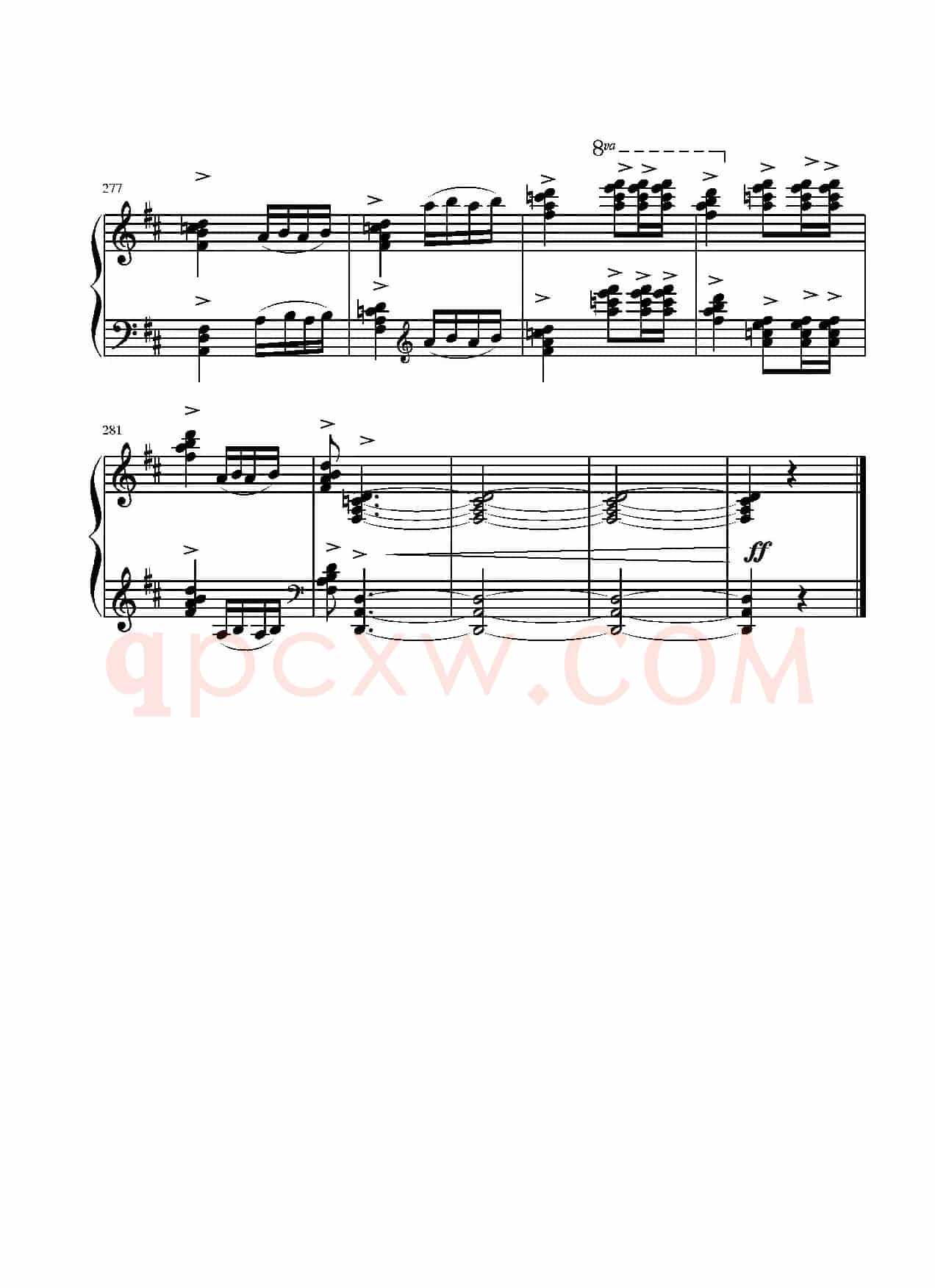 第二钢琴奏鸣曲(第三乐章)