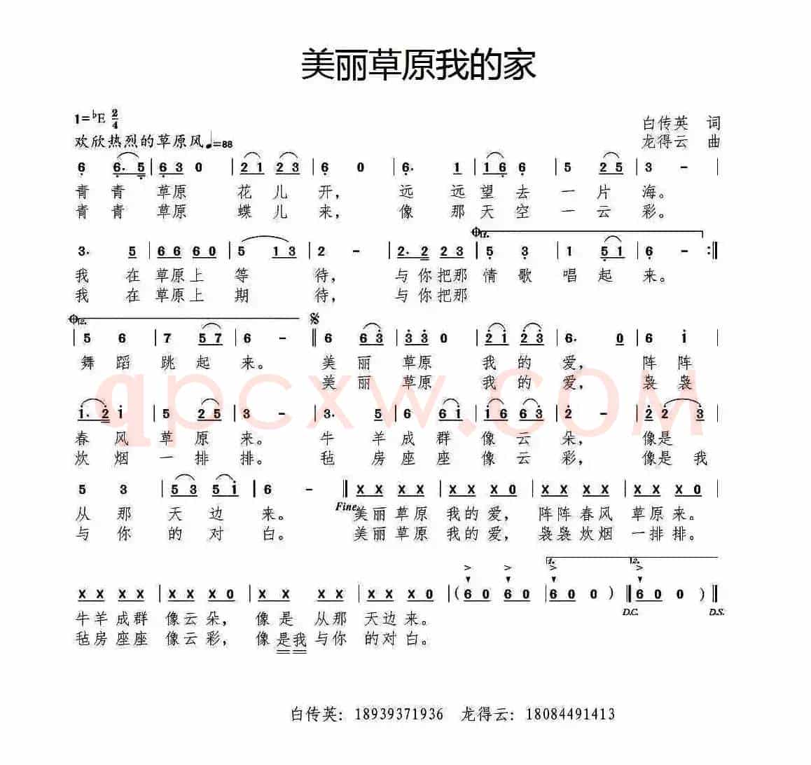 美丽草原我的家