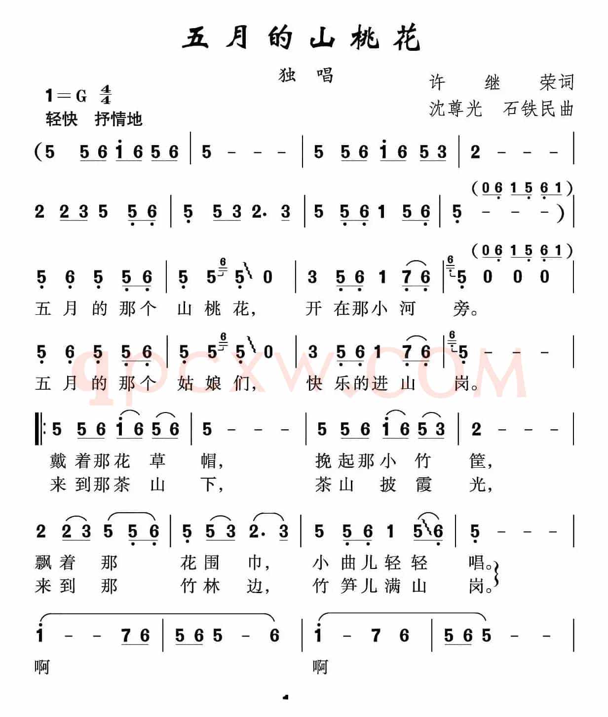 五月的山桃花