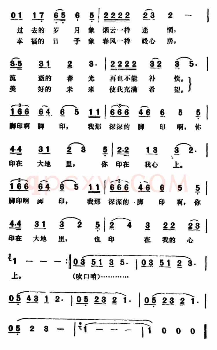 我的脚印