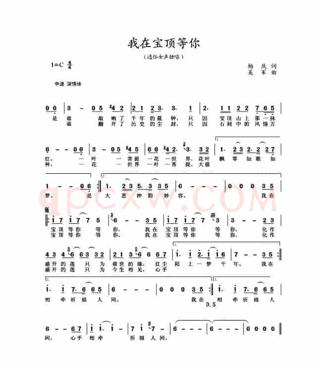 我在宝顶等你