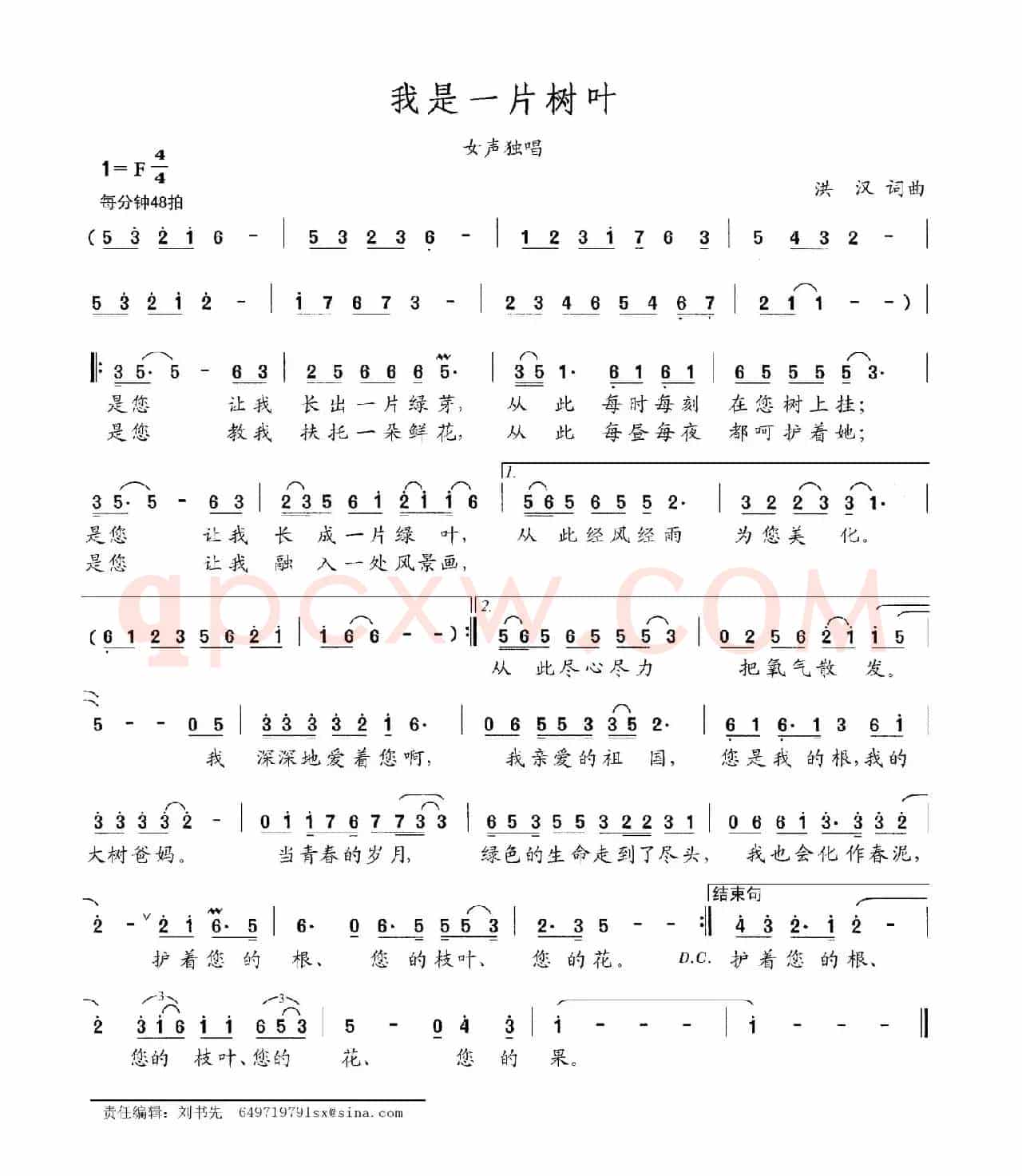 我是一片树叶