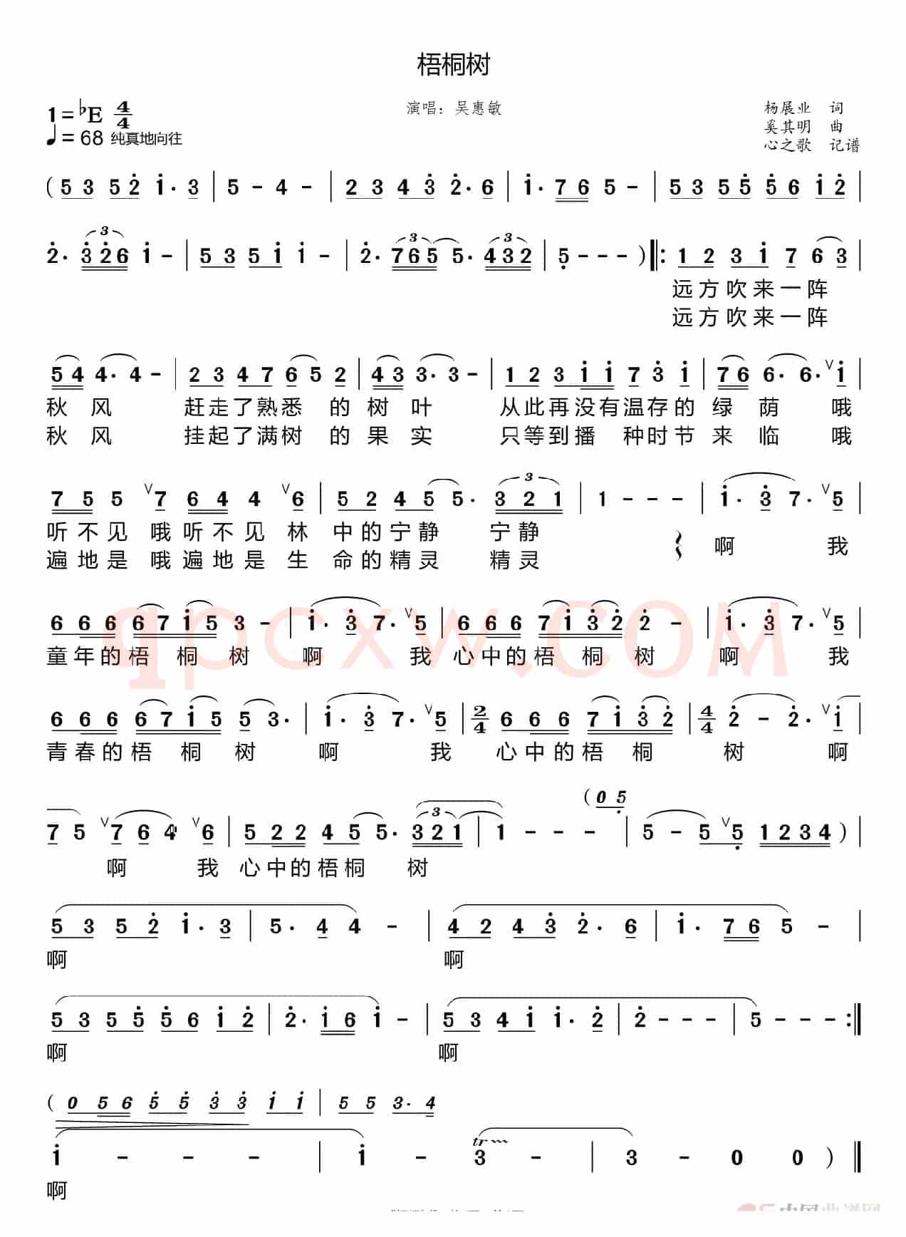 梧桐树（吴惠敏）