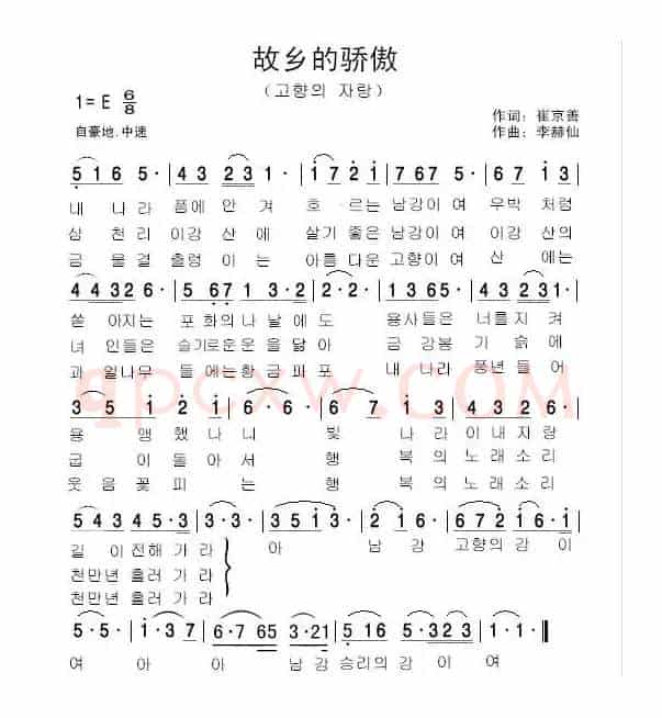 [朝鲜]故乡的骄傲（고향의자랑）