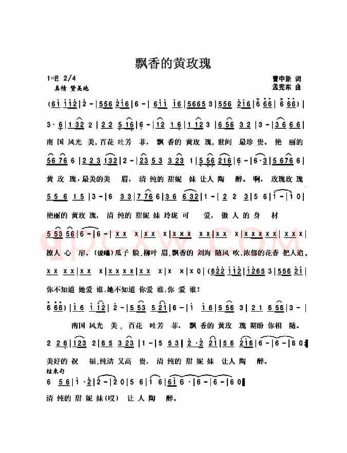 飘香的黄玫瑰