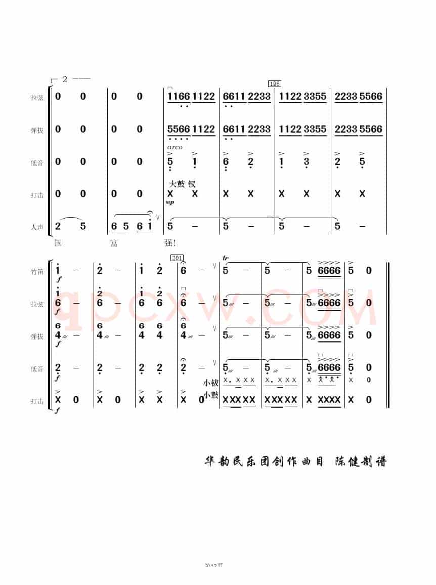阳光社区  和谐家园（民乐合奏）