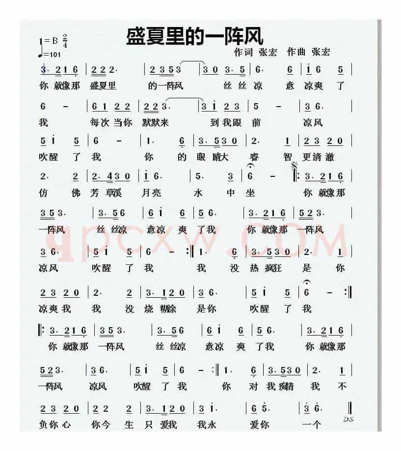 盛夏里的一阵风
