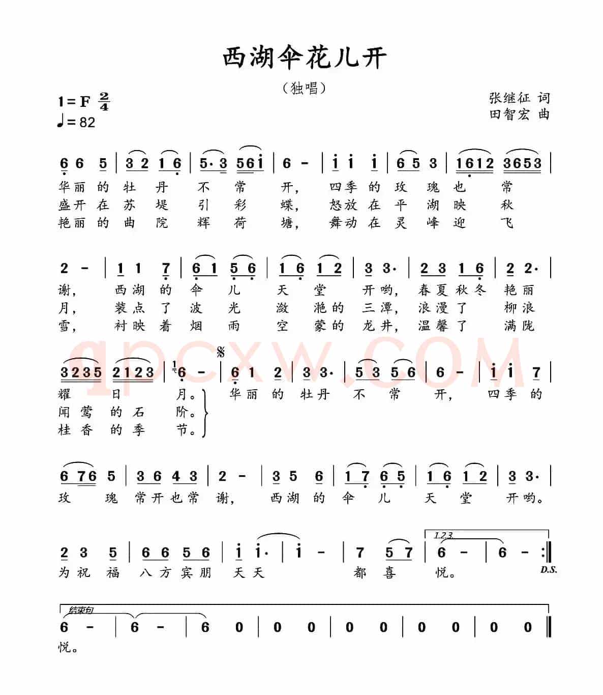 西湖伞花儿开