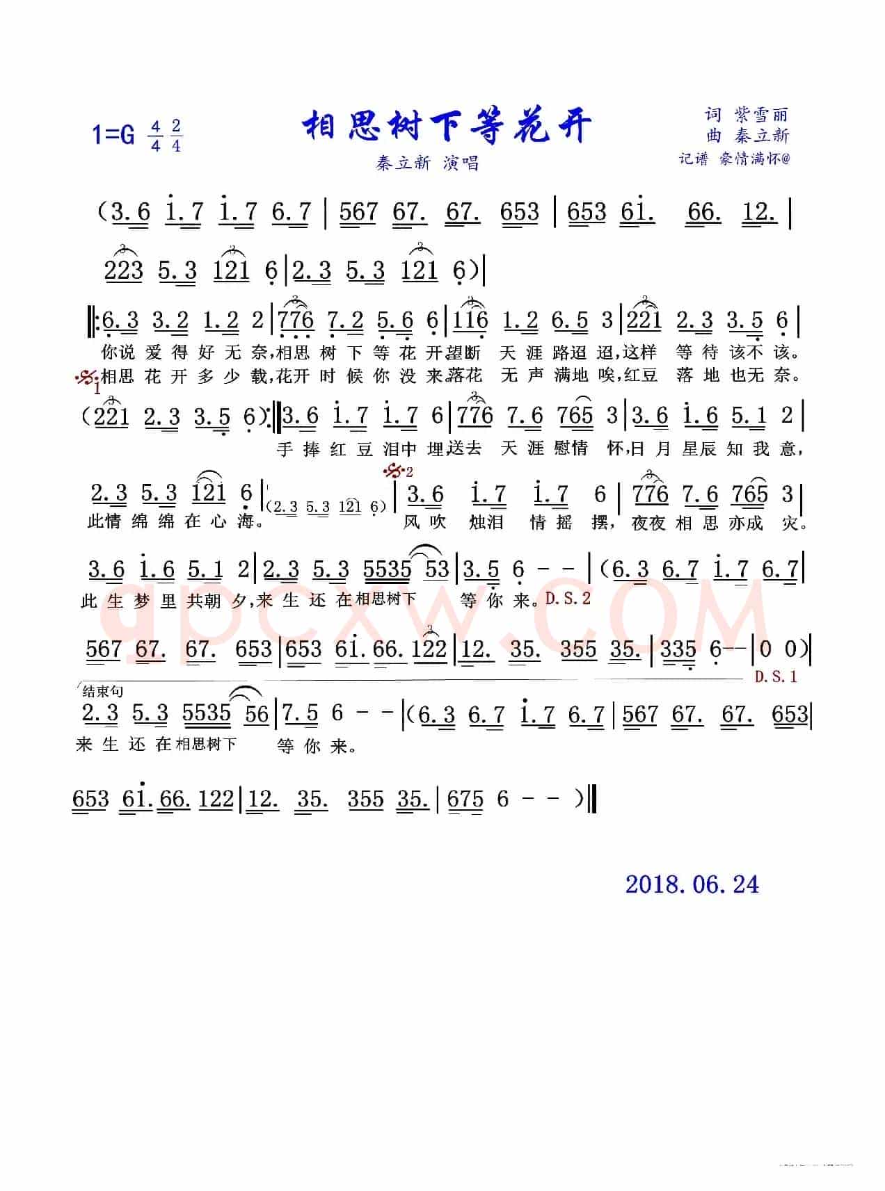 相思树下等花开