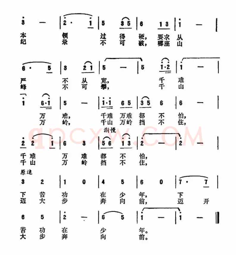 青少年运动员之歌（电影《女跳水队员》插曲）