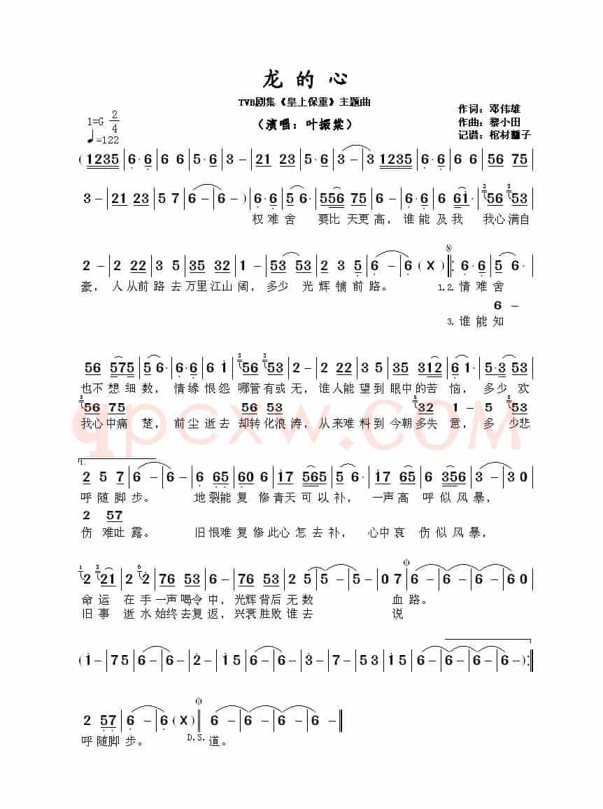 龙的心(TVB剧集《皇上保重》主题曲)