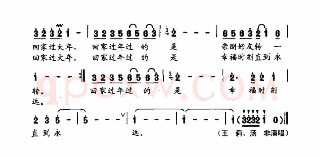 回家过大年(任岩兵词 刘跃强曲)