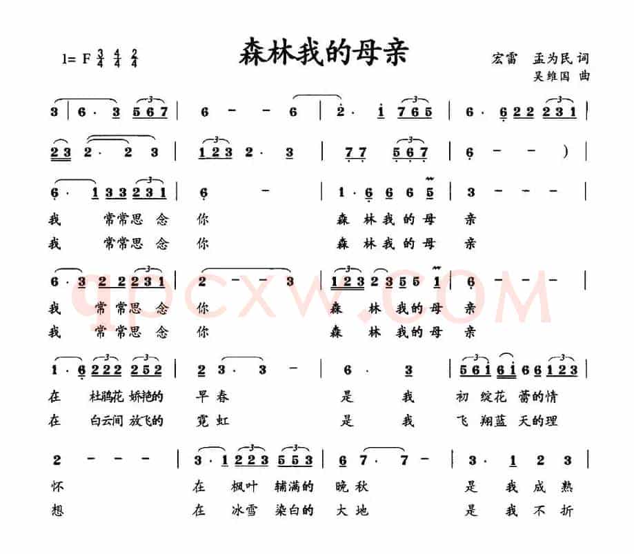森林我的母亲