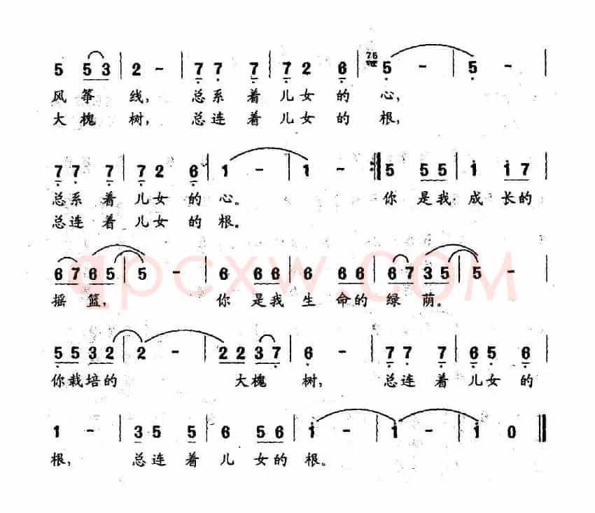 东方母亲（刘峻安词 罗华党曲）