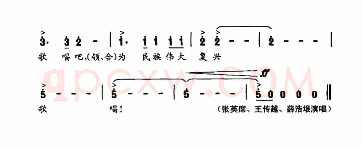 胜利之歌（王晓岭词 印青曲）
