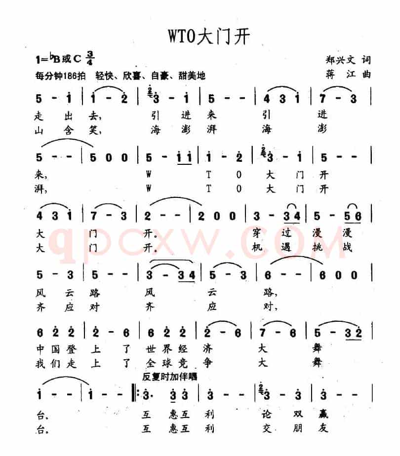 WTO大门开