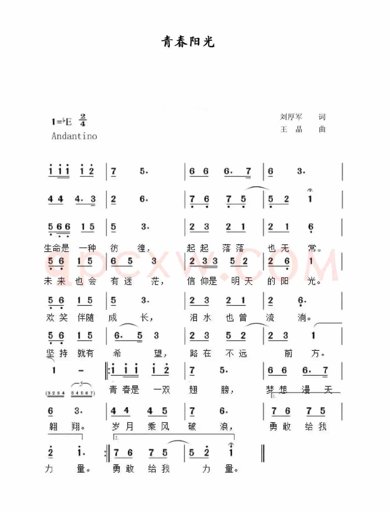 青春阳光