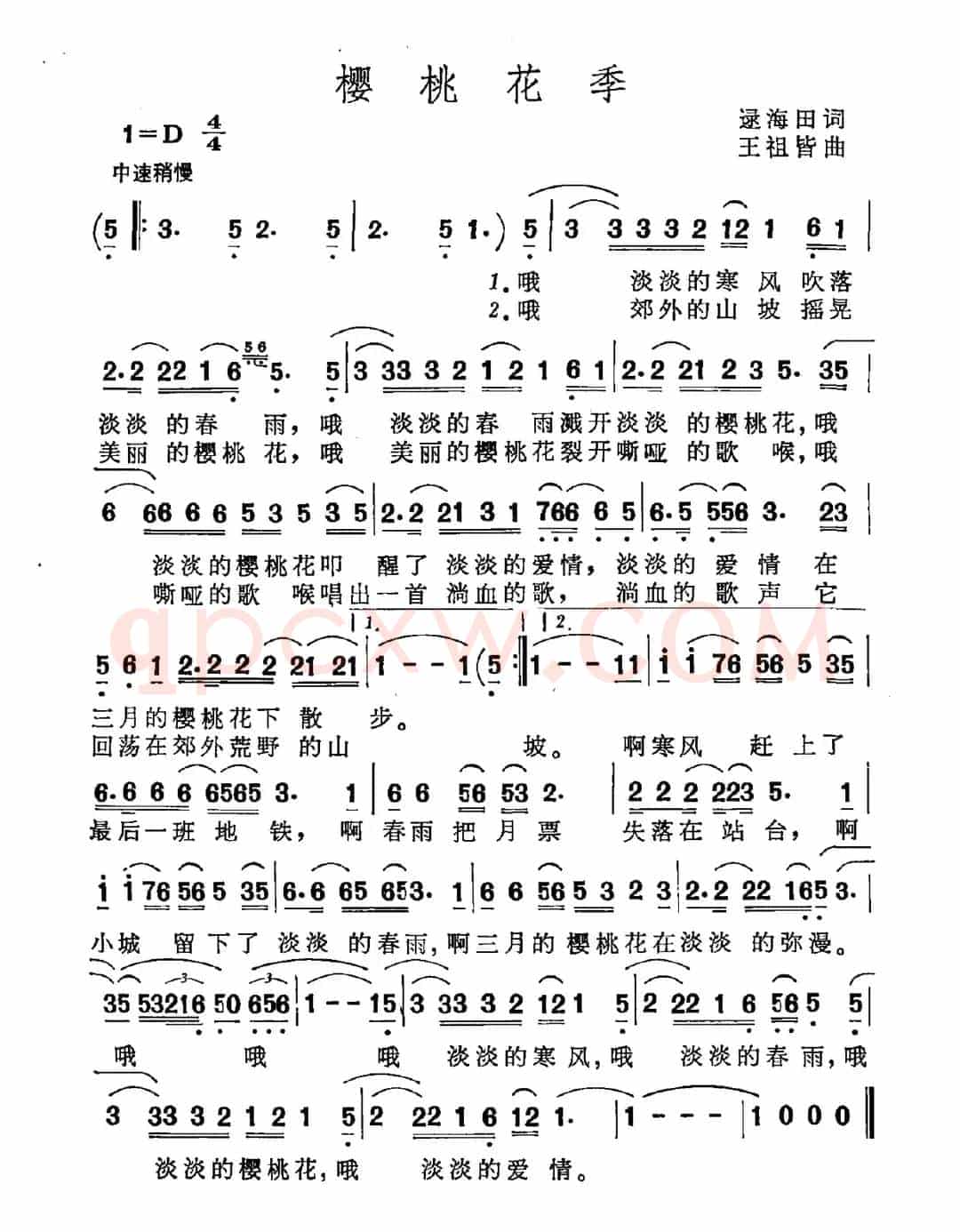 樱桃花季