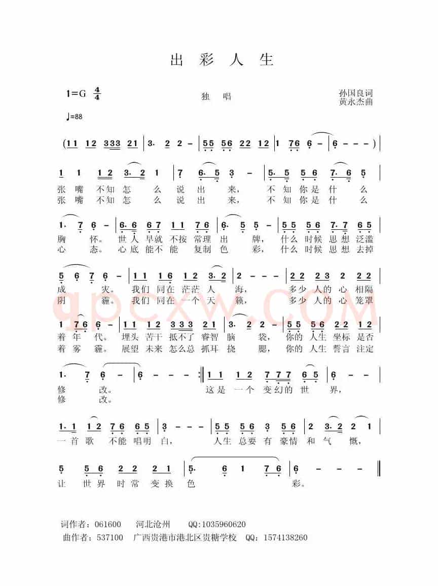 出彩人生