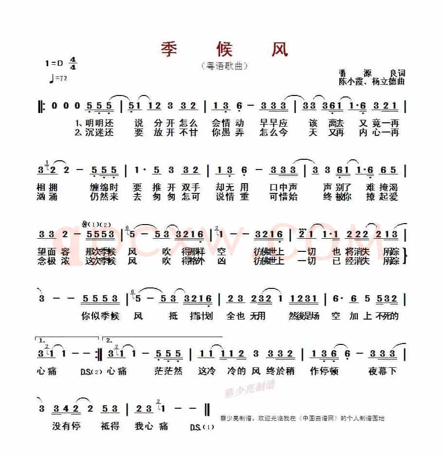季候风 (粤语歌曲)