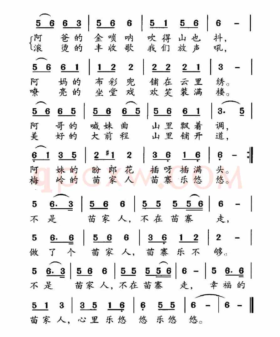 欢乐的苗寨