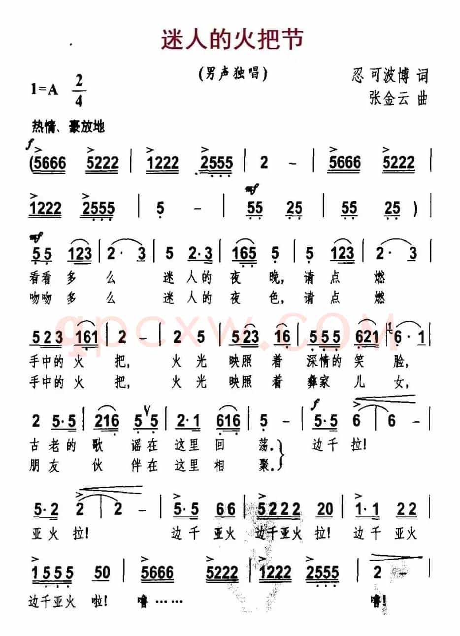 迷人的火把节