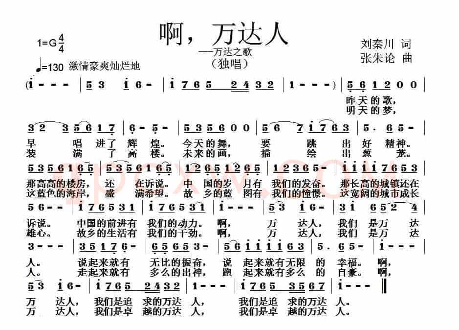 啊，万达人