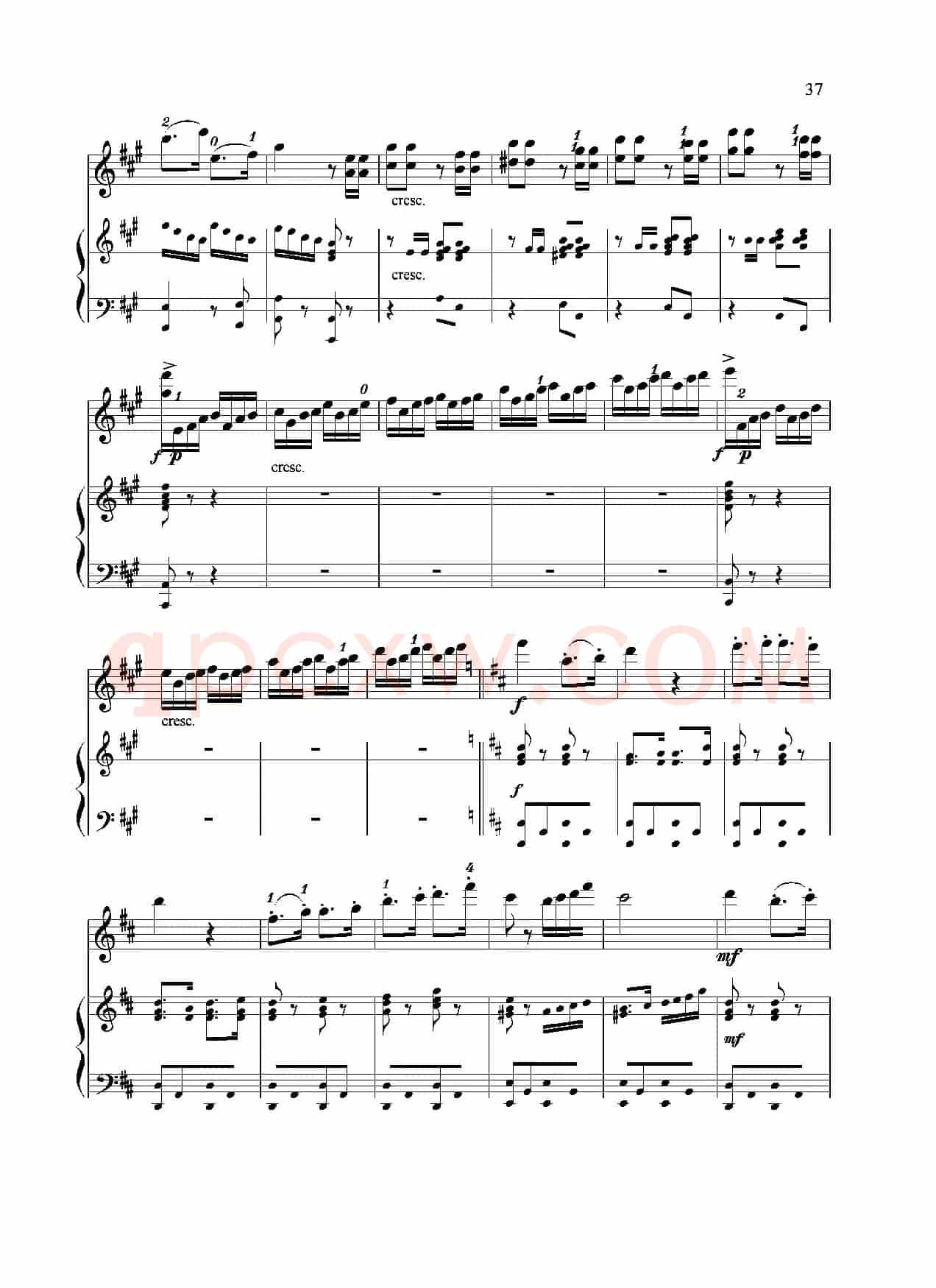 满江红幻想曲（小提琴+钢琴）