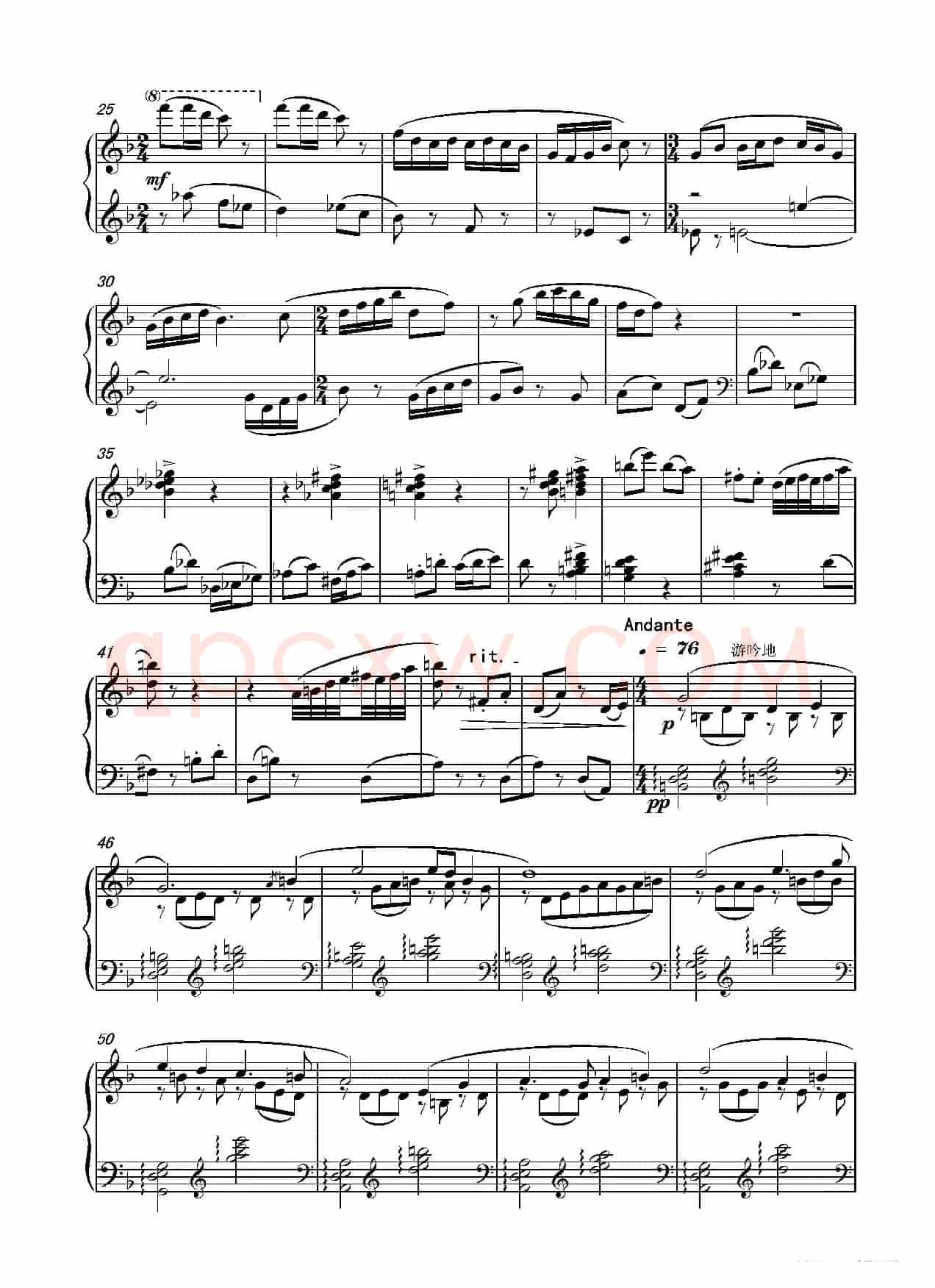 第十二钢琴奏鸣曲PianoSonataNo.12(中国钢琴作品)