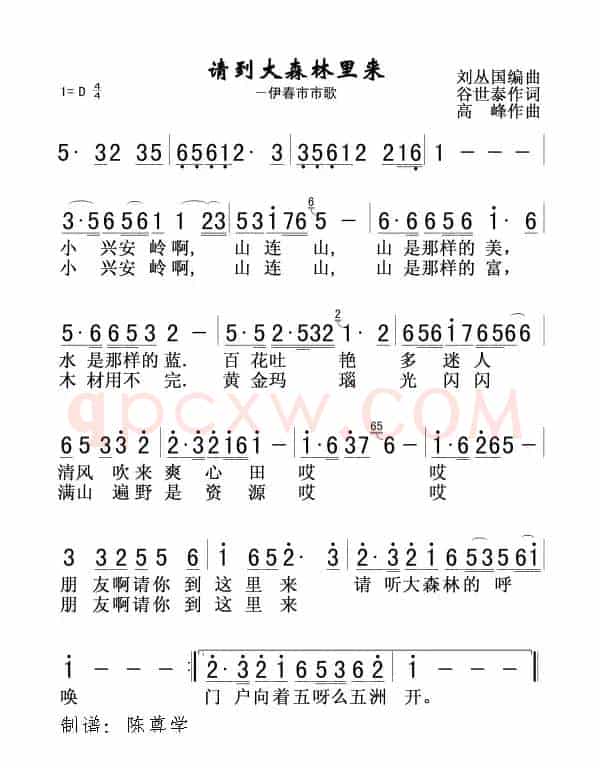 请到大森林里来