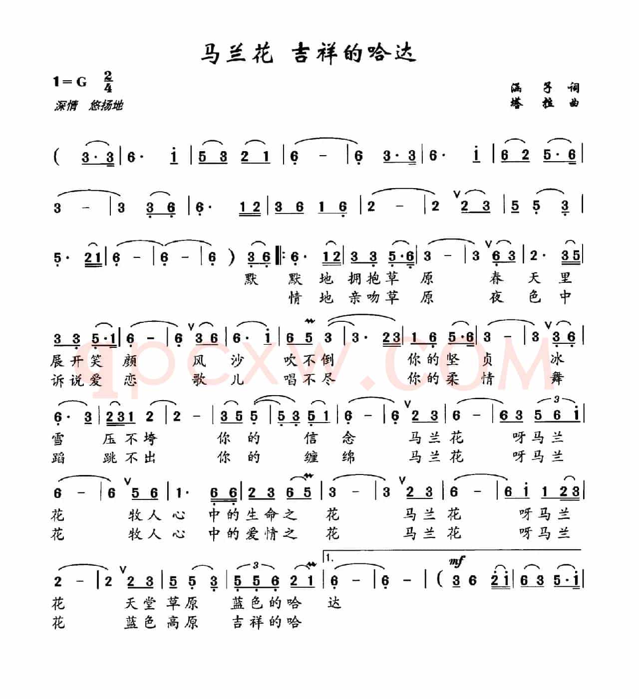 马兰花 吉祥的安达