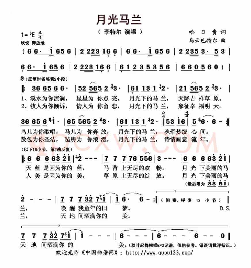 月光马兰