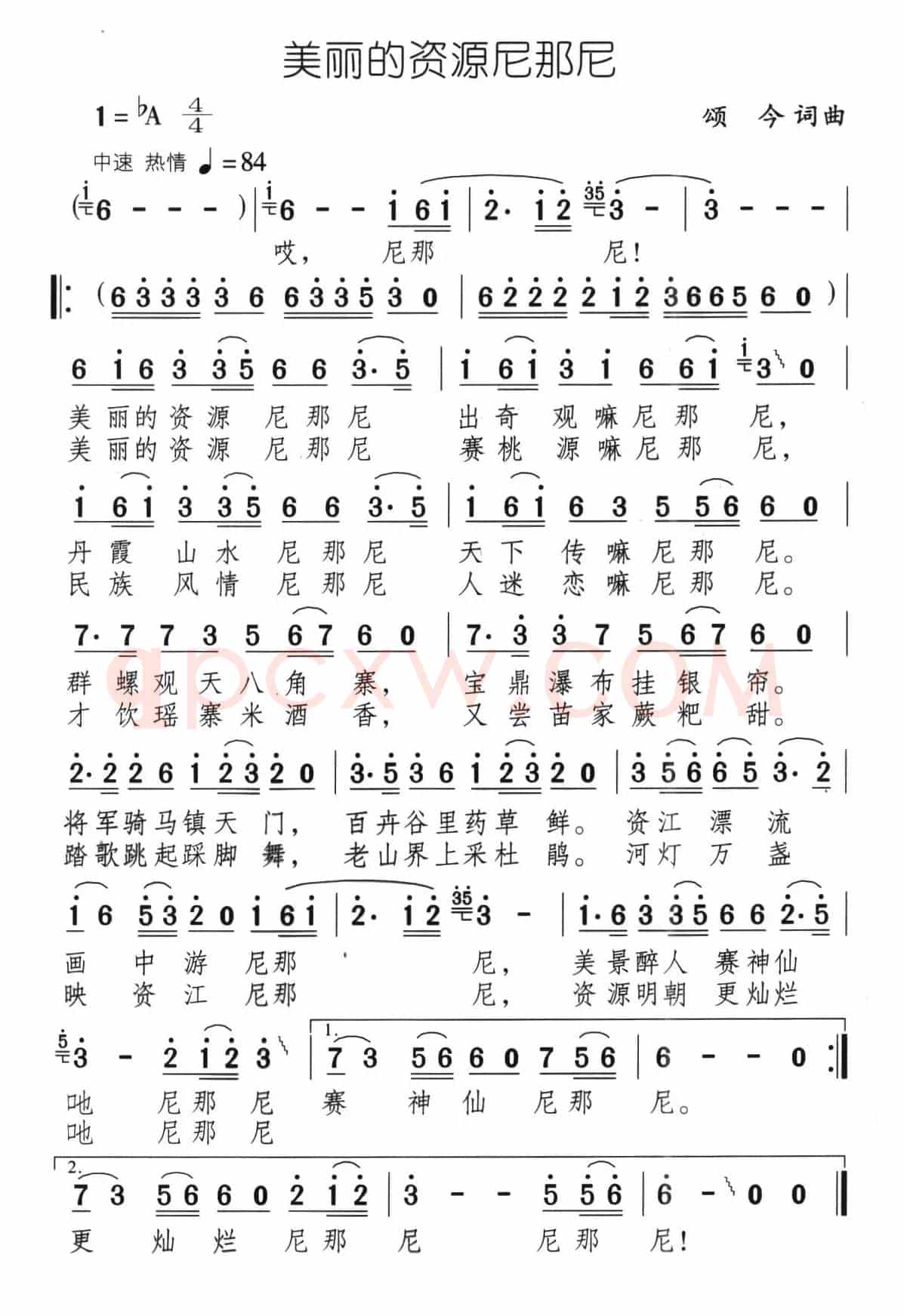美丽的资源尼那尼