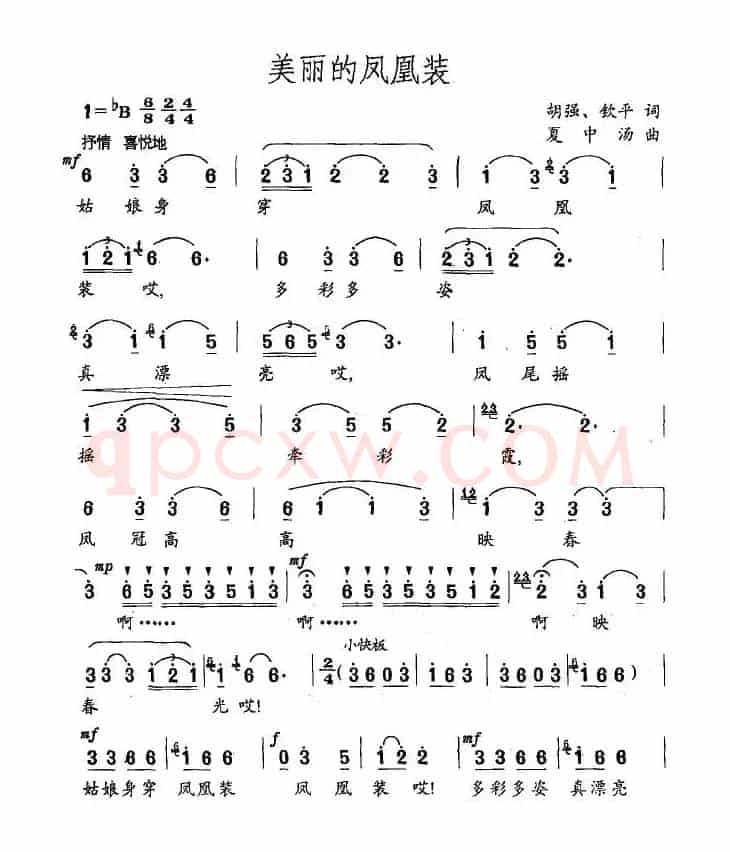 美丽的凤凰装