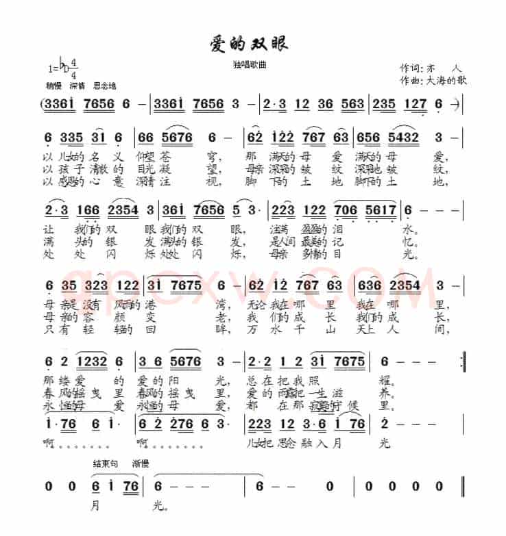爱的双眼