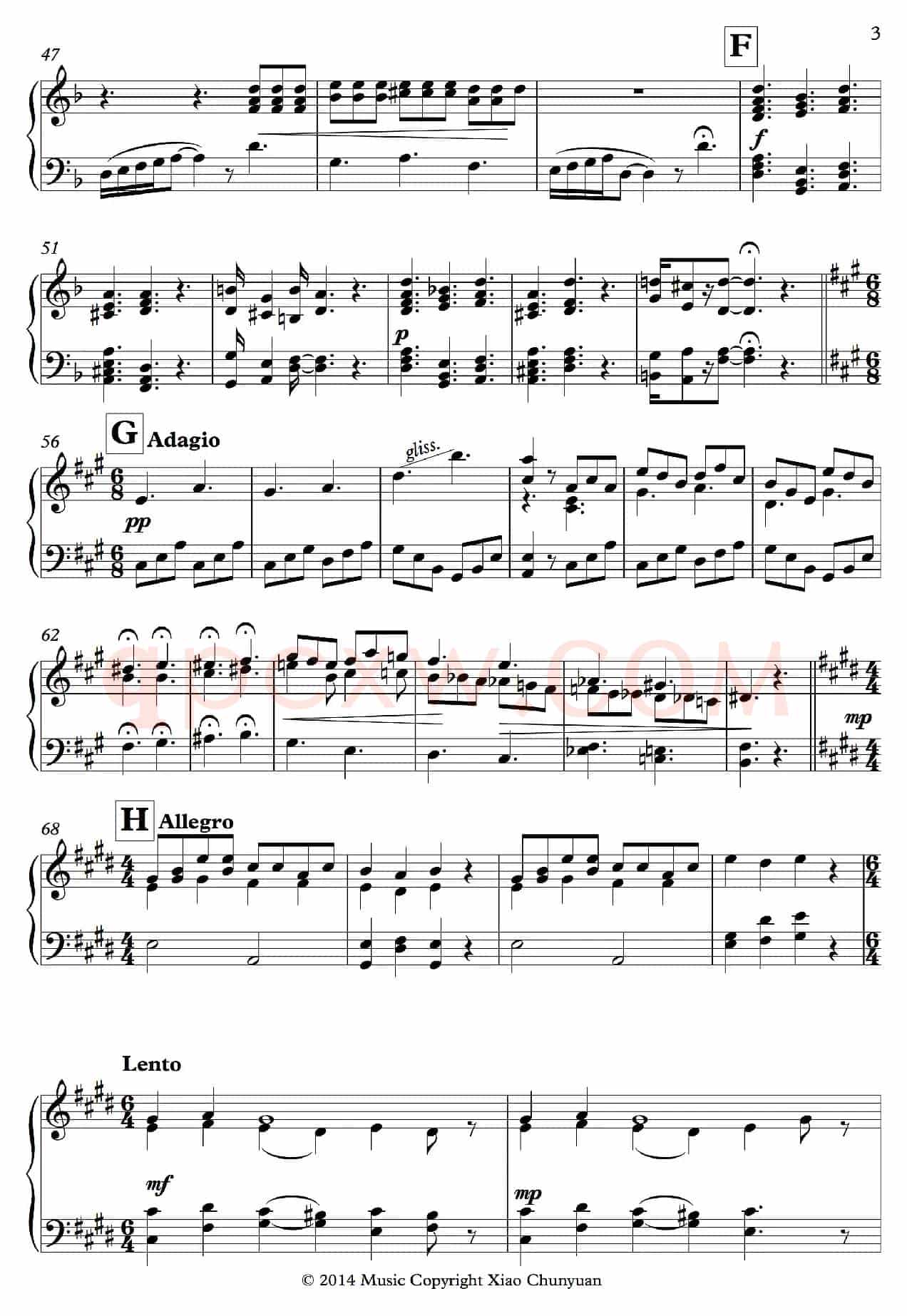Etude No 2(钢琴练习曲)