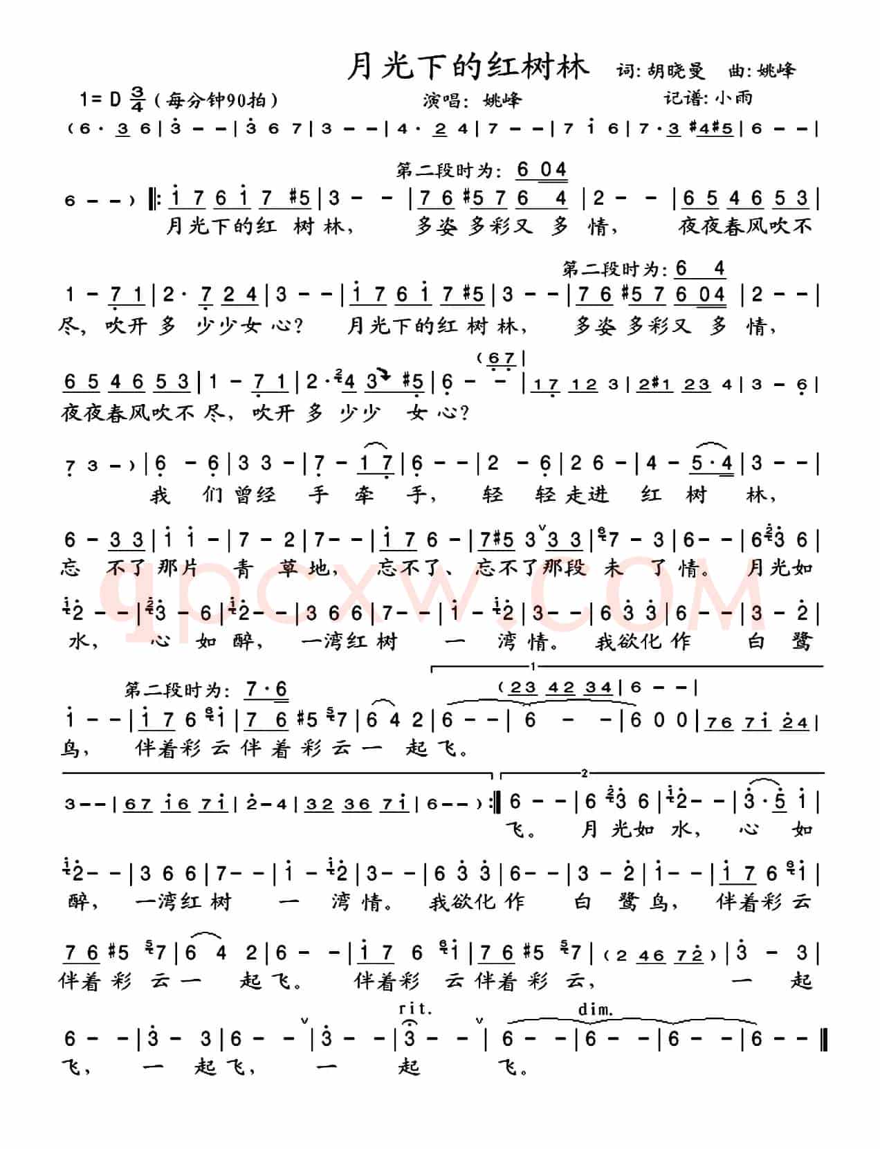 月光下的红树林