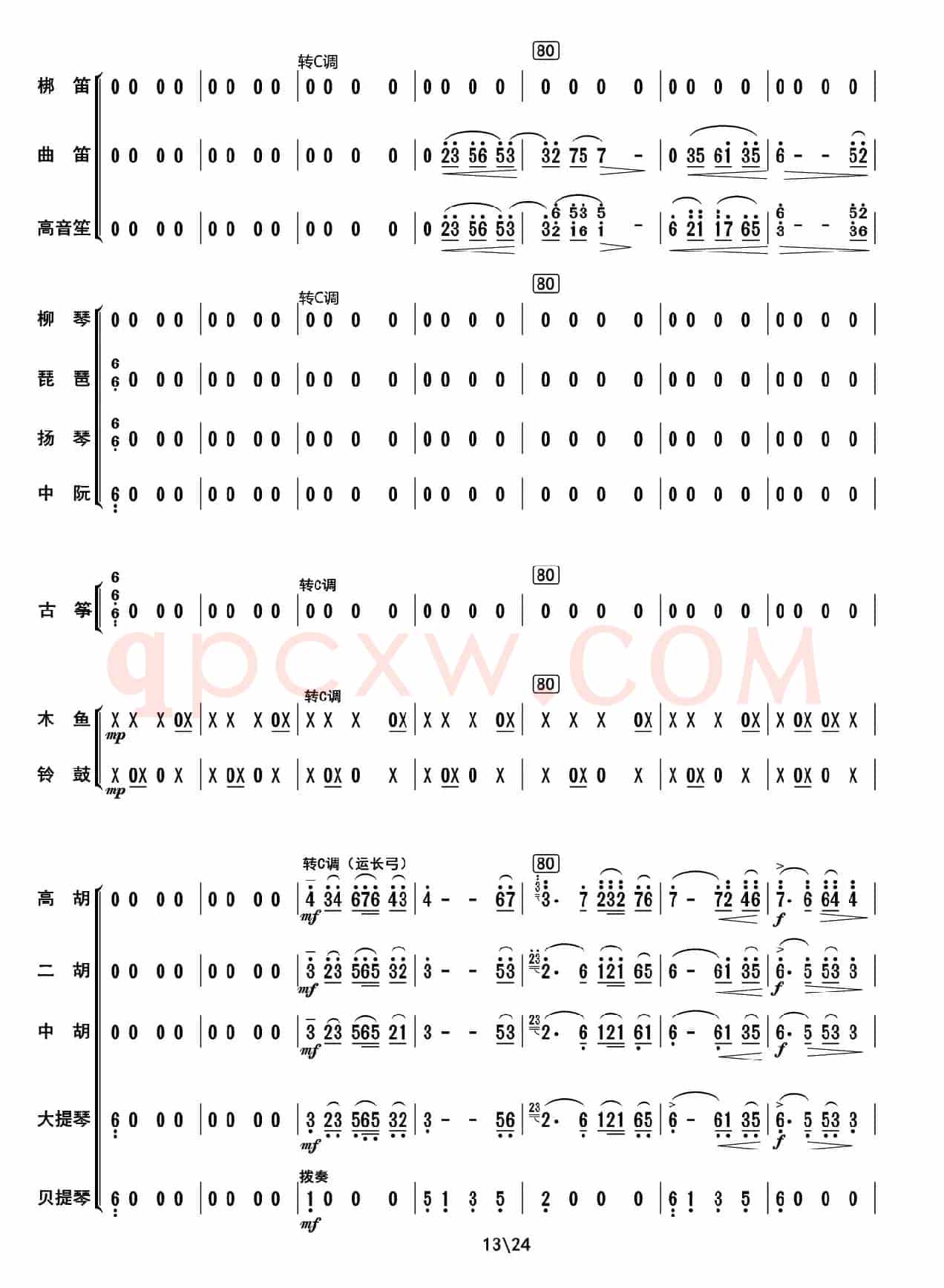 阿里山素描（总谱）