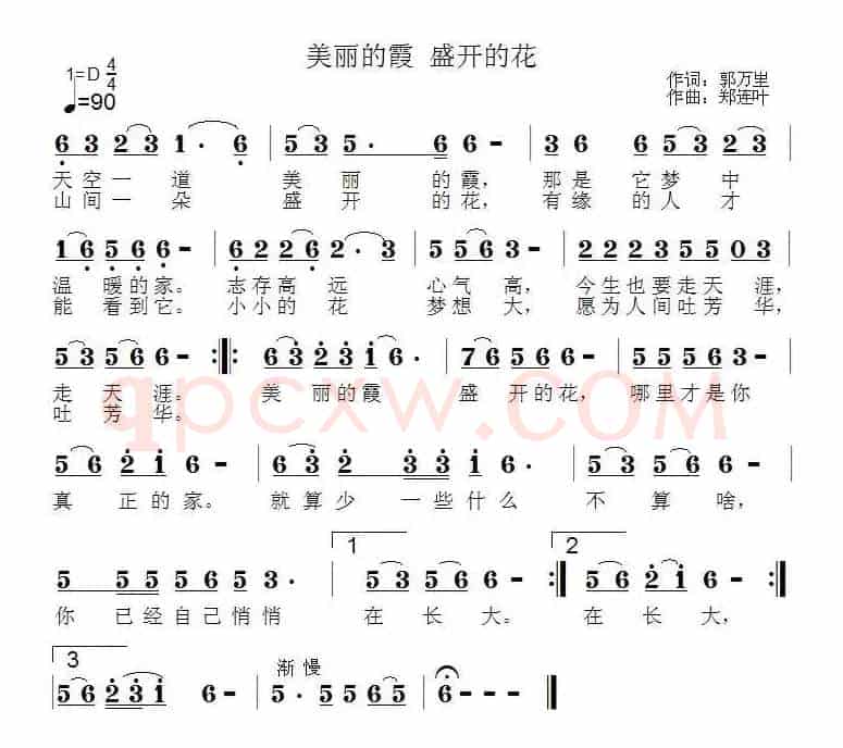 美丽的霞  盛开的花